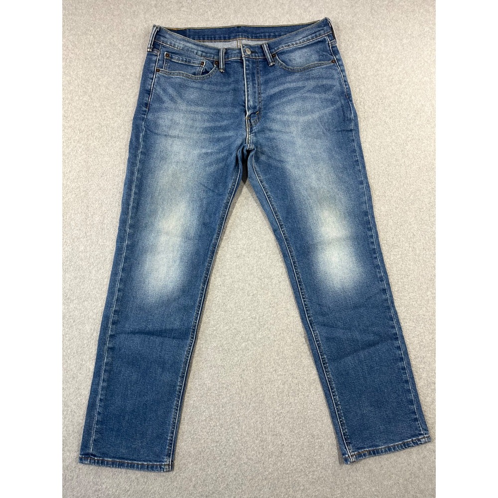 Levis 541 Athletic Taper Jeans Mens 34x32 Blue Denim Relaxed Stretch Twill